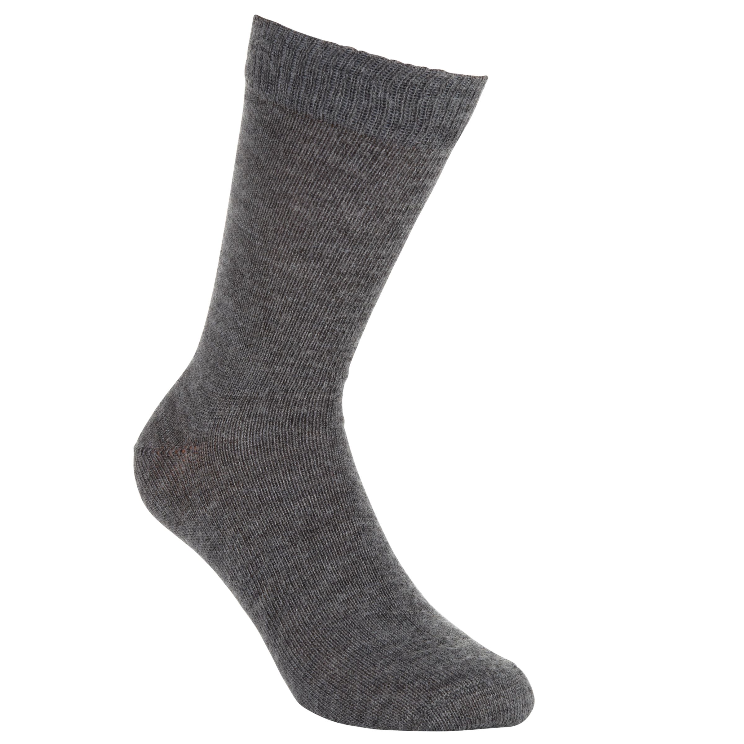 John Lewis & Partners Made In England Merino Socks, Grey, S