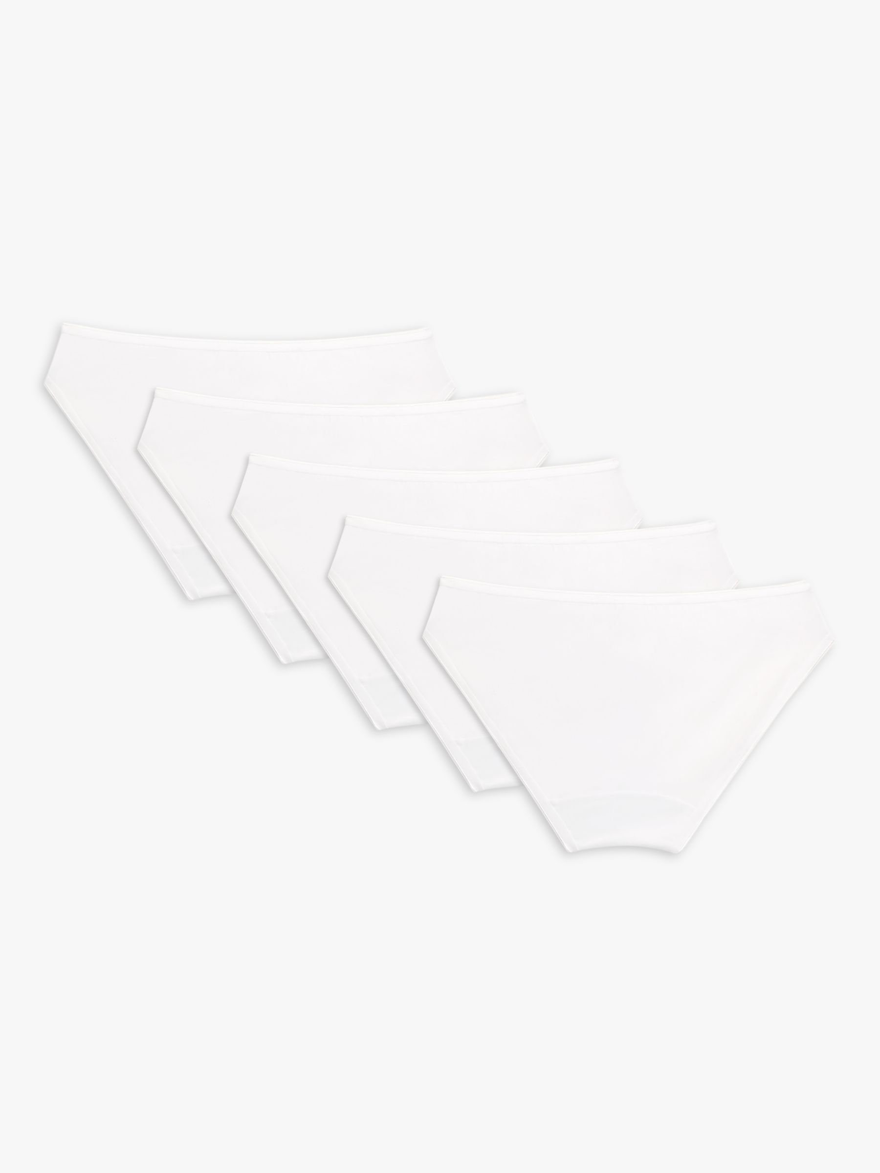 Buy John Lewis ANYDAY Cotton Bikini Knickers, Pack of 5 Online at johnlewis.com