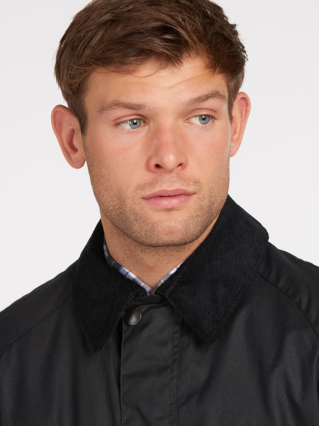 Barbour Ashby Waxed Field Jacket, Navy