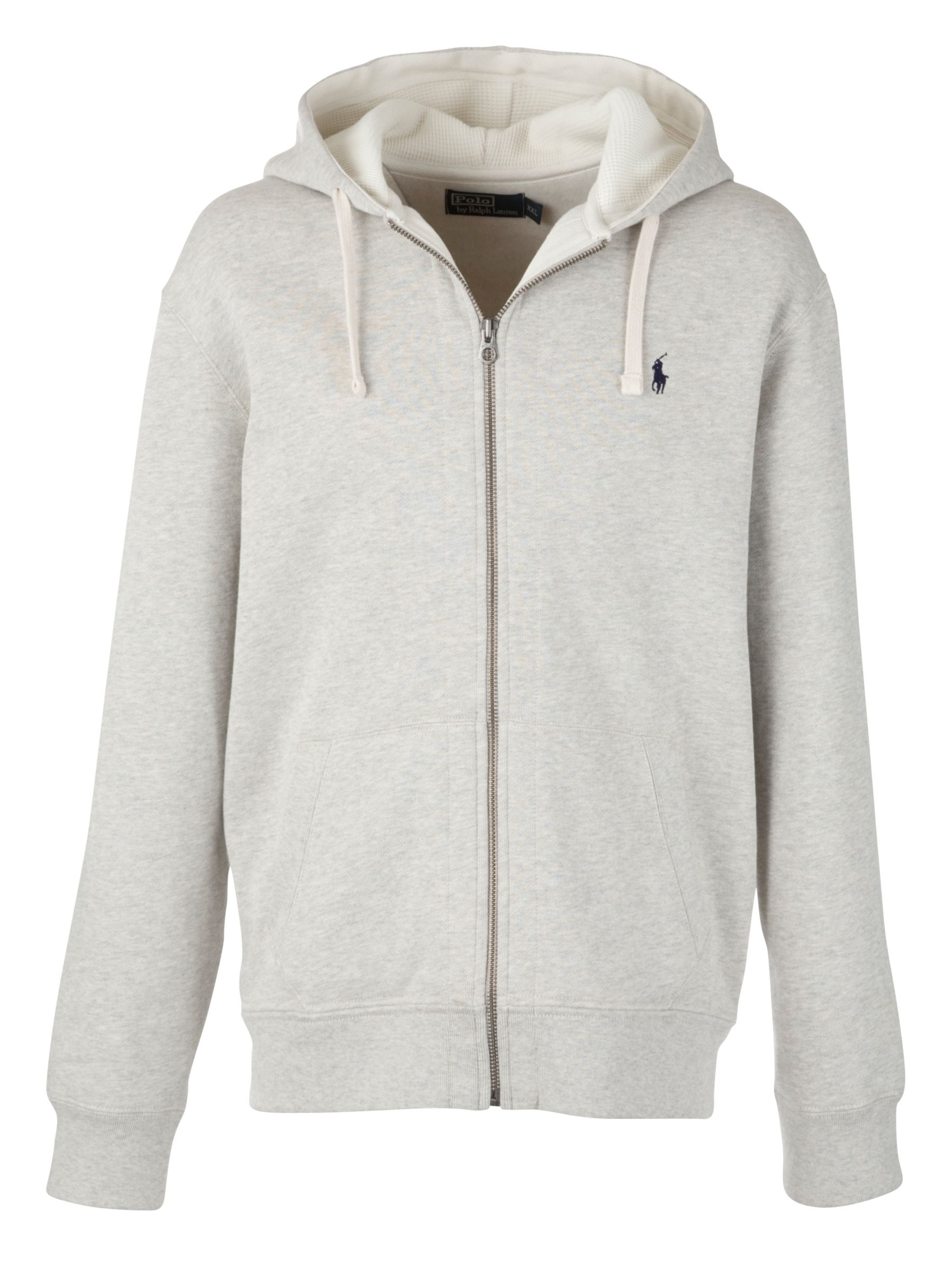 ralph lauren zip up hoodie grey