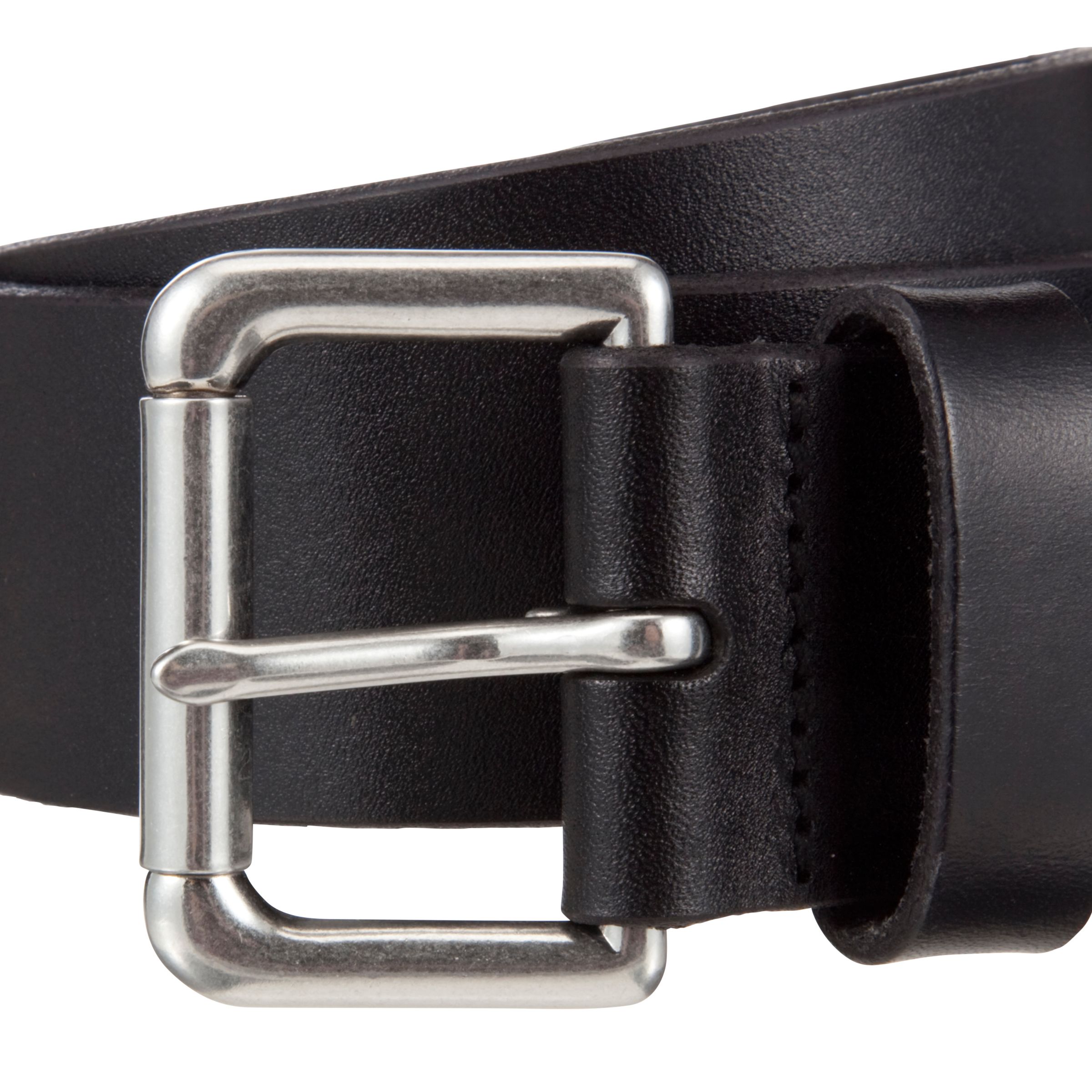 Polo Ralph Lauren Leather Roller Buckle Belt, Black, 32