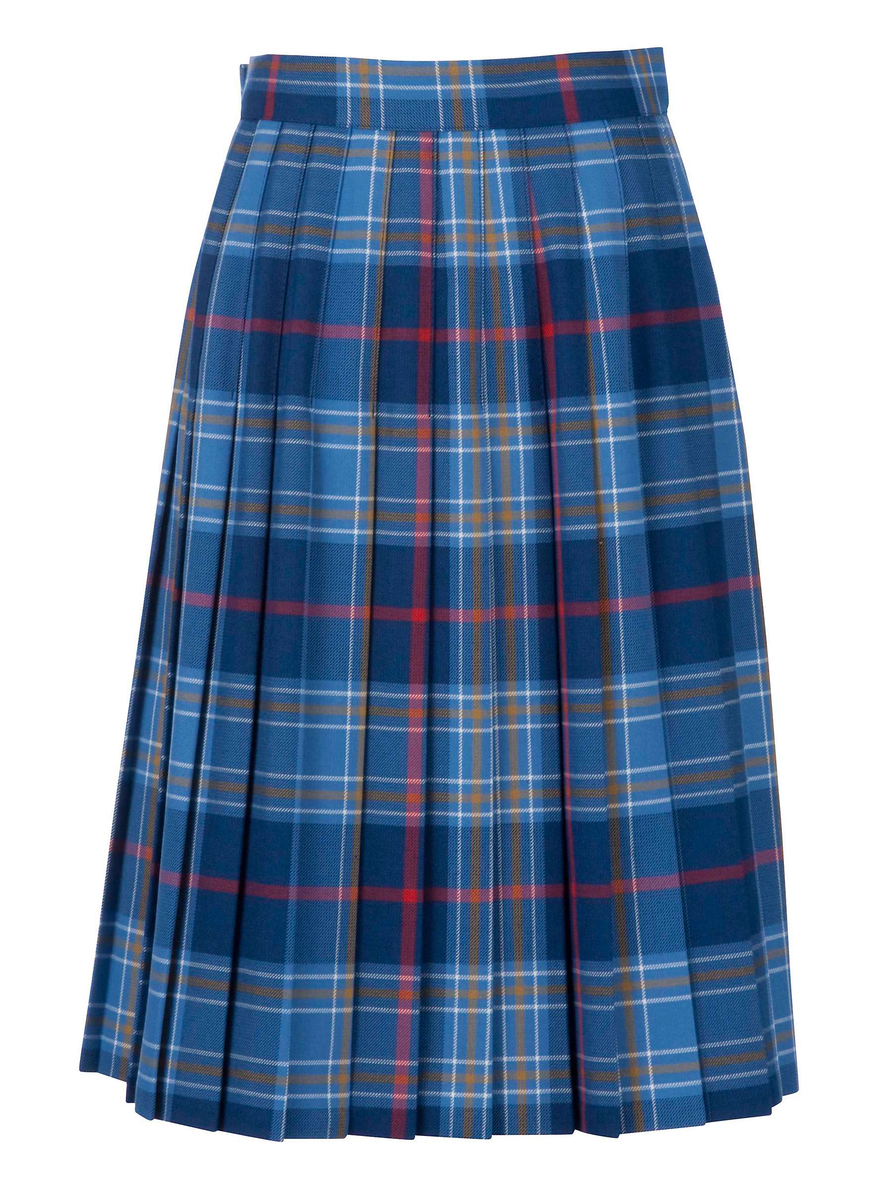 Buy Sherborne House School Girls' Tartan Kilt, Blue/Multi Online at johnlewis.com