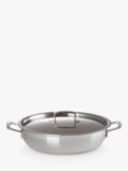 Le Creuset 3-Ply Stainless Steel Shallow Casserole & Lid