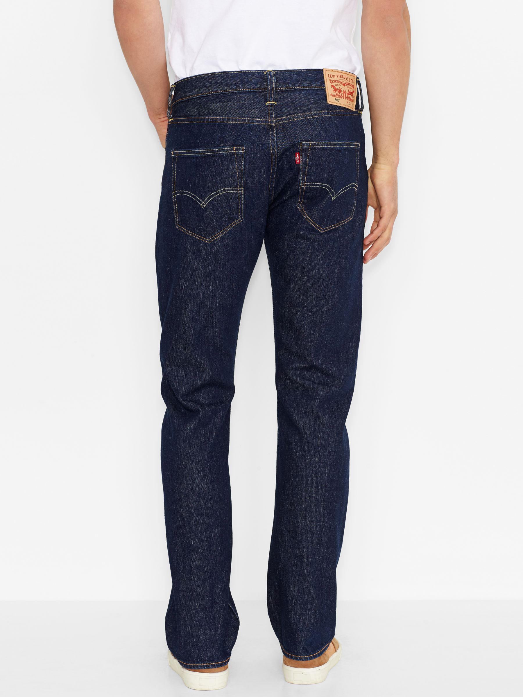 Levi's 501 Original Straight Jeans, One Wash at John Lewis