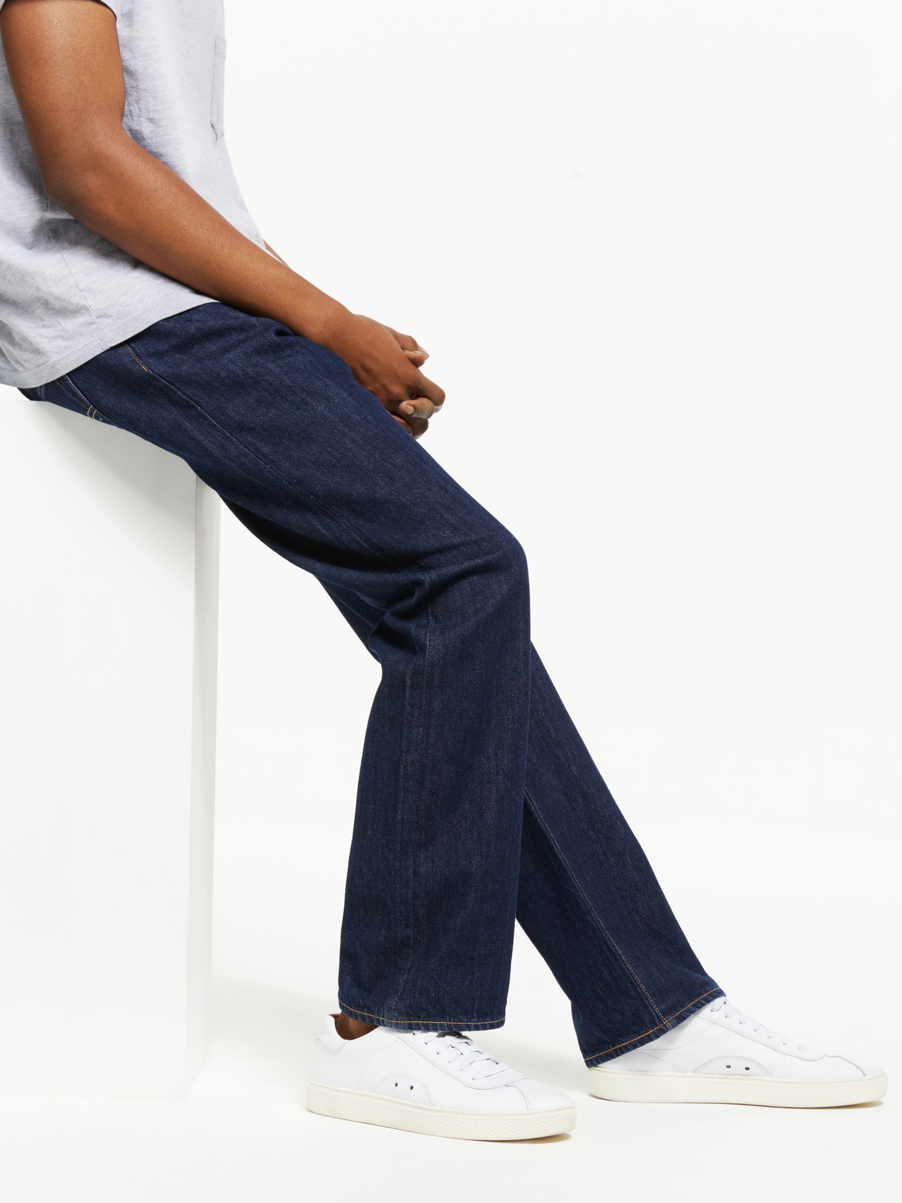 Buy Levi's 501 Original Straight Jeans, One Wash | John Lewis