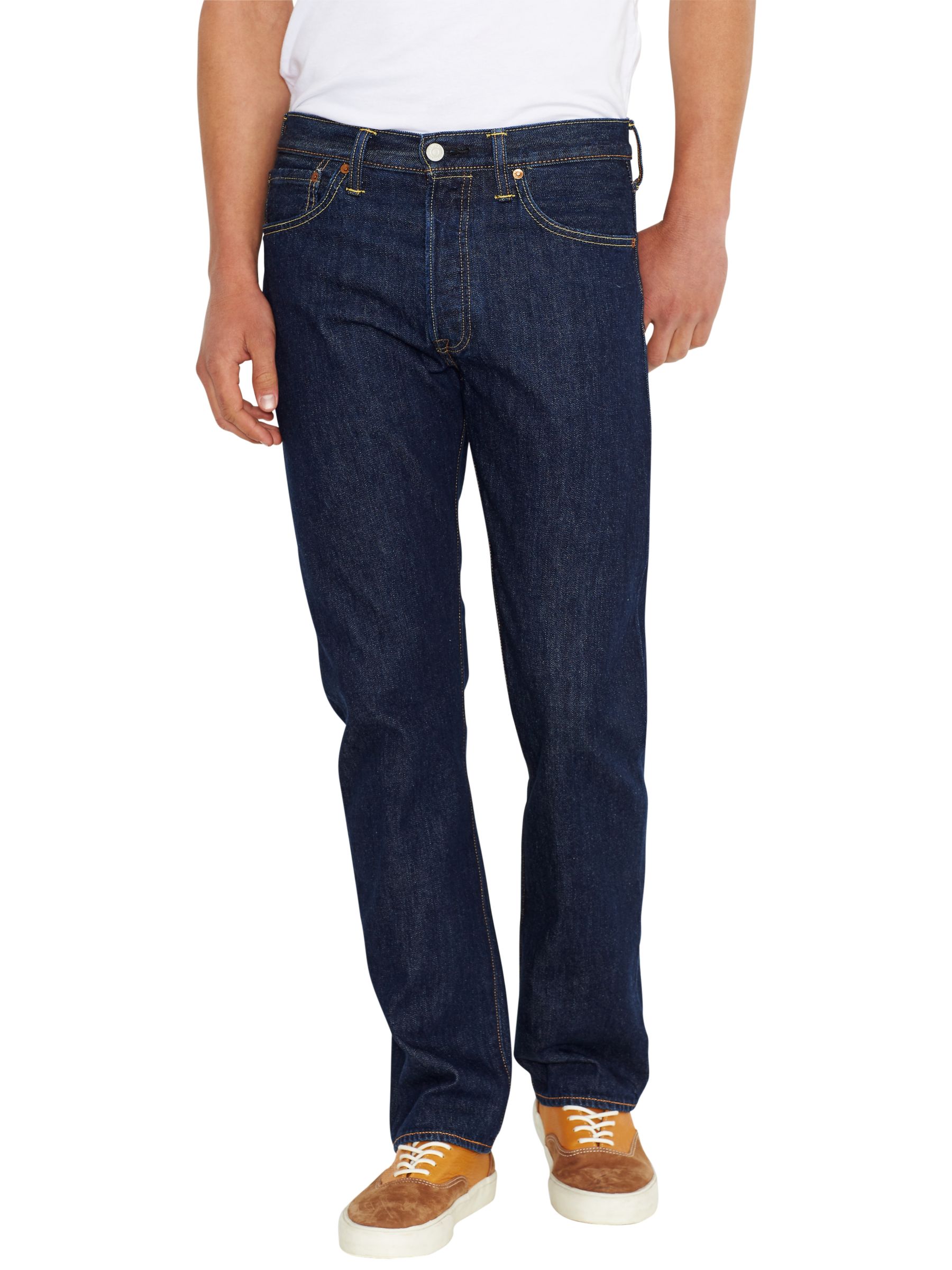 Levi&#39;s 501 Original Straight Jeans, One Wash at John Lewis & Partners