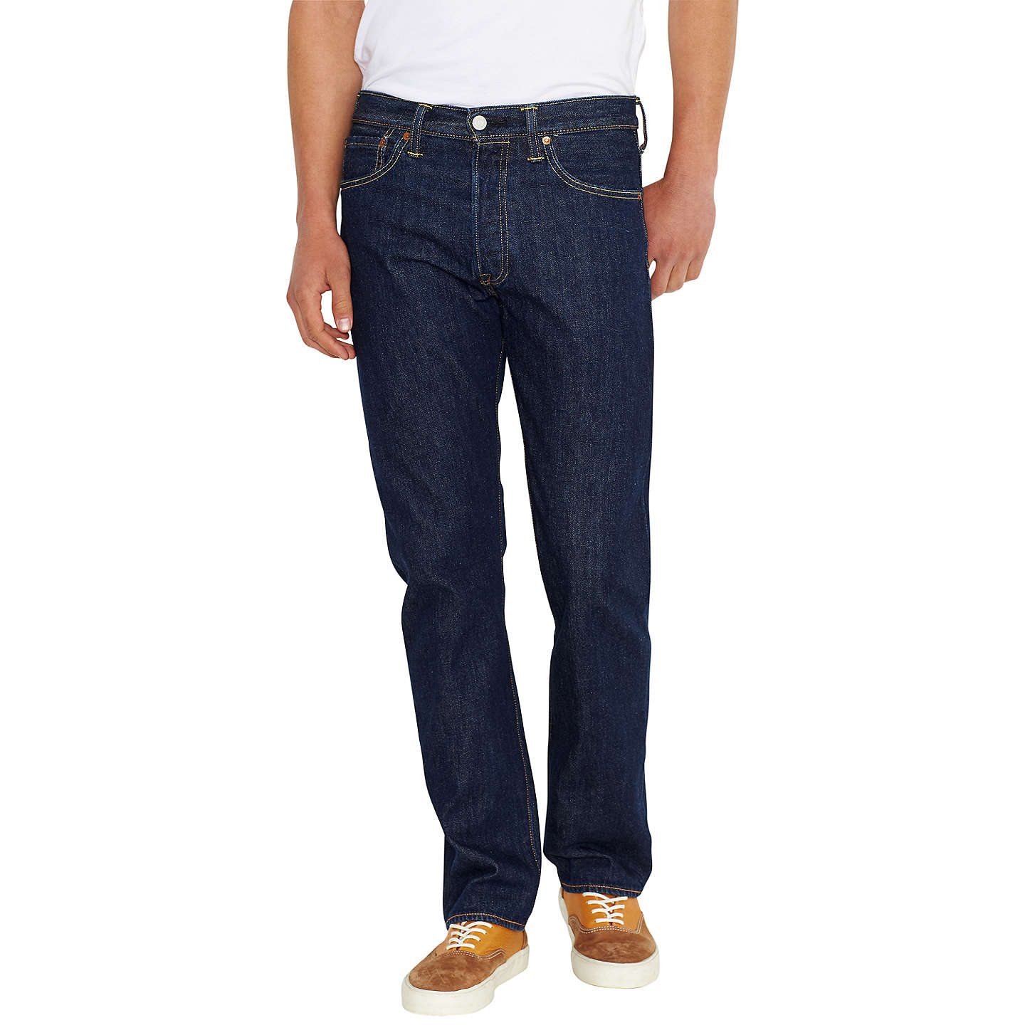 Levi's 501 Original Straight Jeans, One Wash at John Lewis