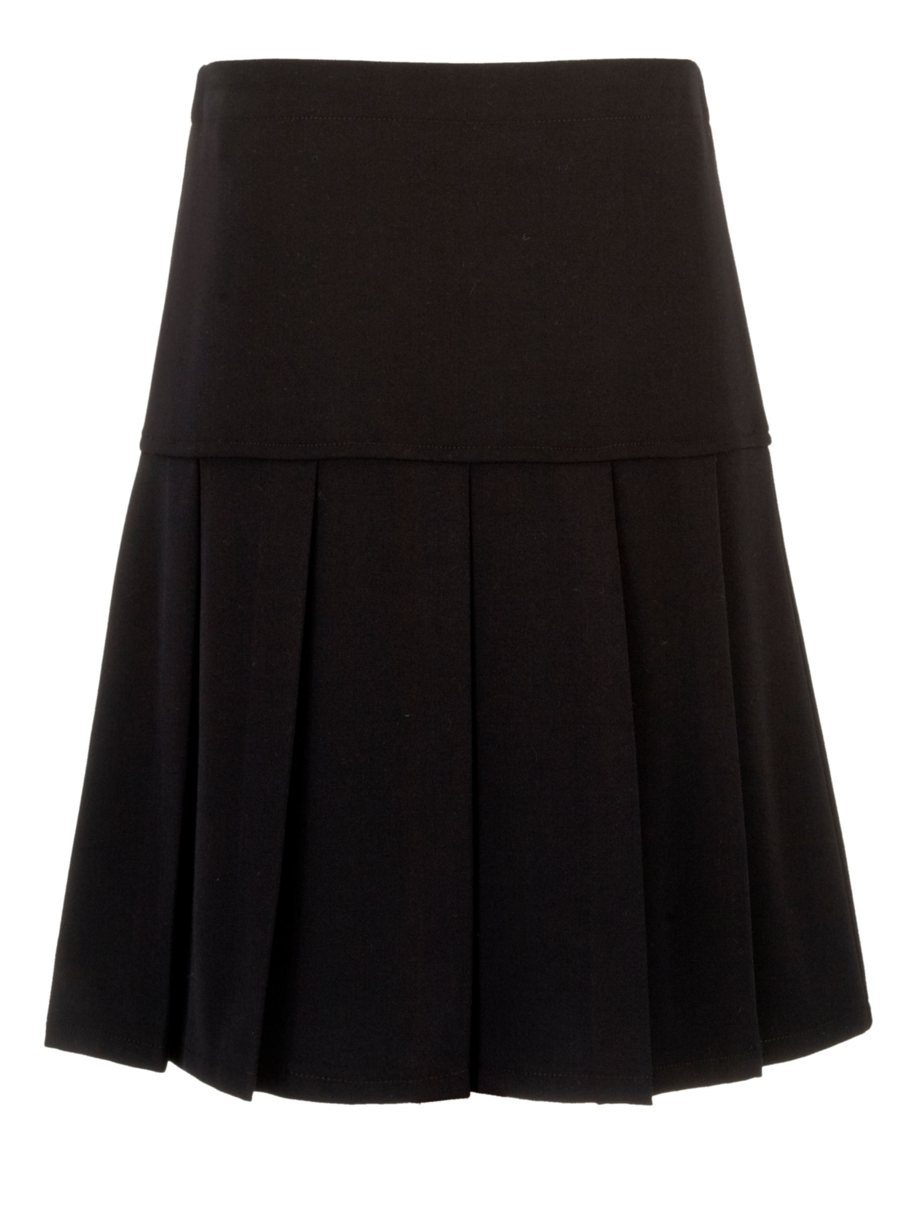 Buy Girls' Pleated School Skirt, Black | John Lewis