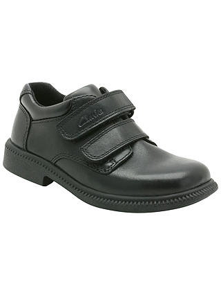 Clarks Deaton Leather Shoes, Black
