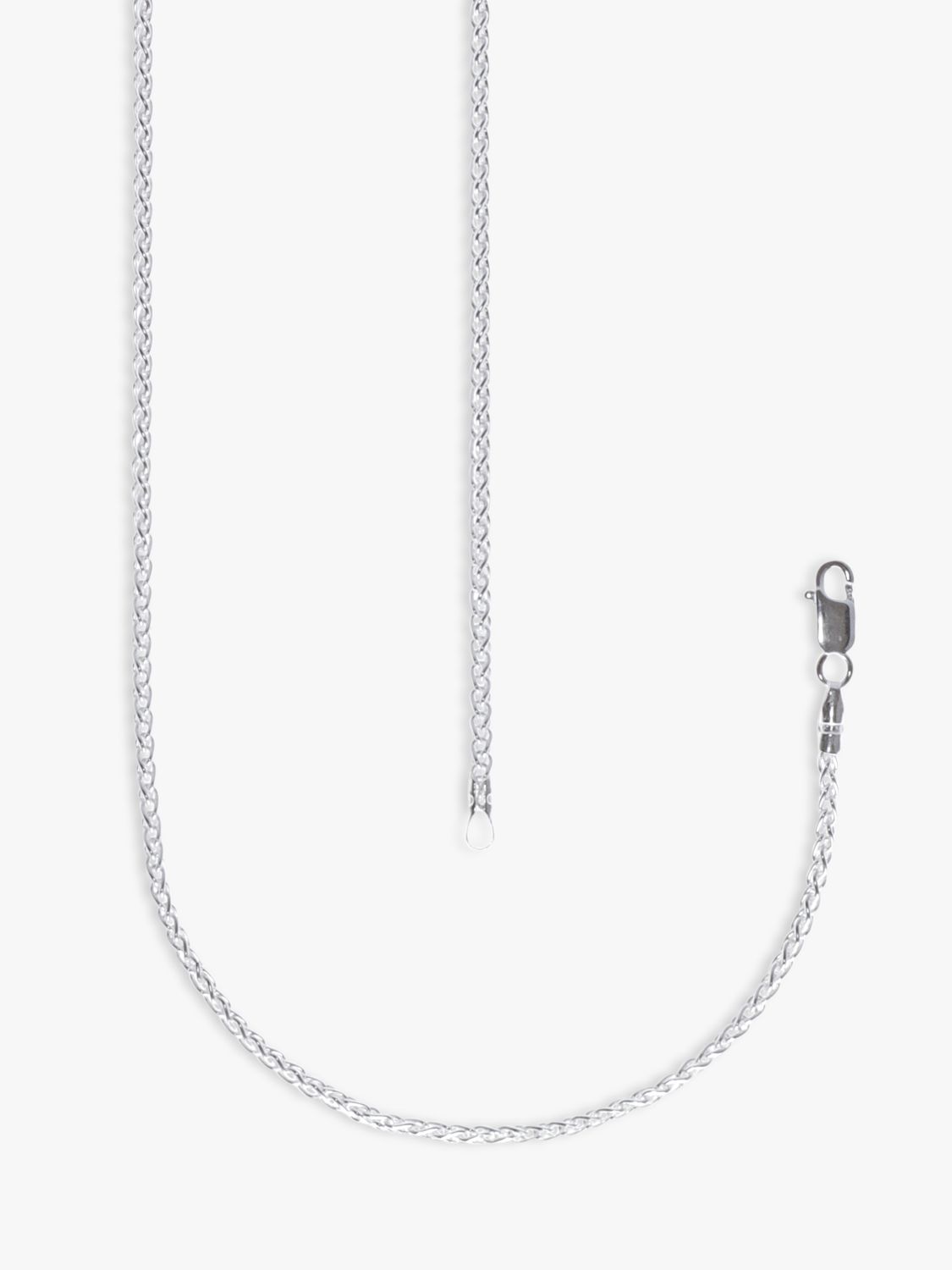 Nina B Small Sterling Silver Oval Locket Pendant Necklace, Silver at John  Lewis & Partners