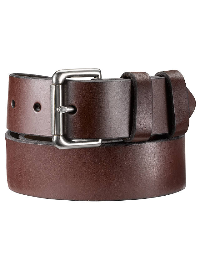 Polo Ralph Lauren Leather Roller Buckle Belt, Brown