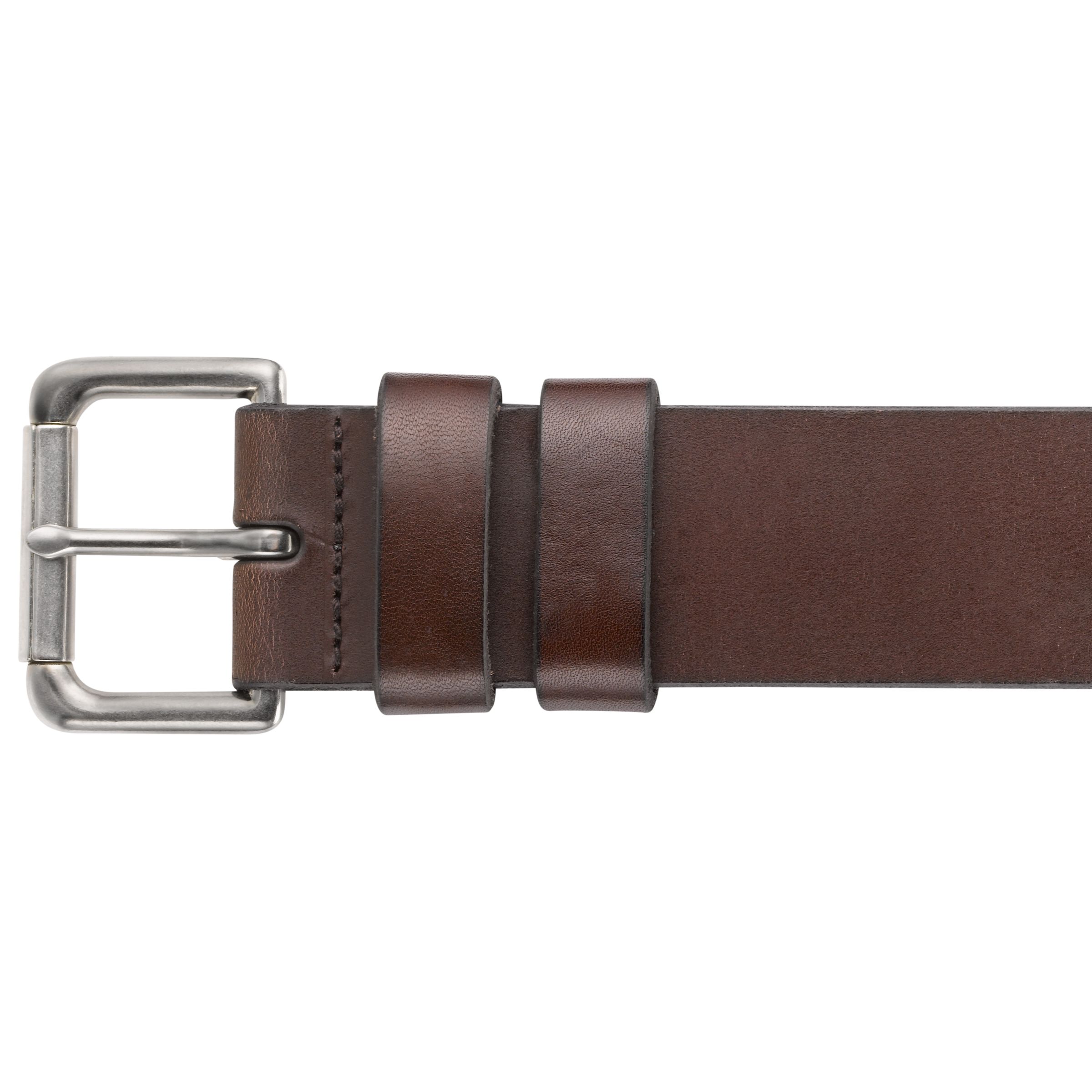 Polo Ralph Lauren Leather Roller Buckle Belt, Brown, 32