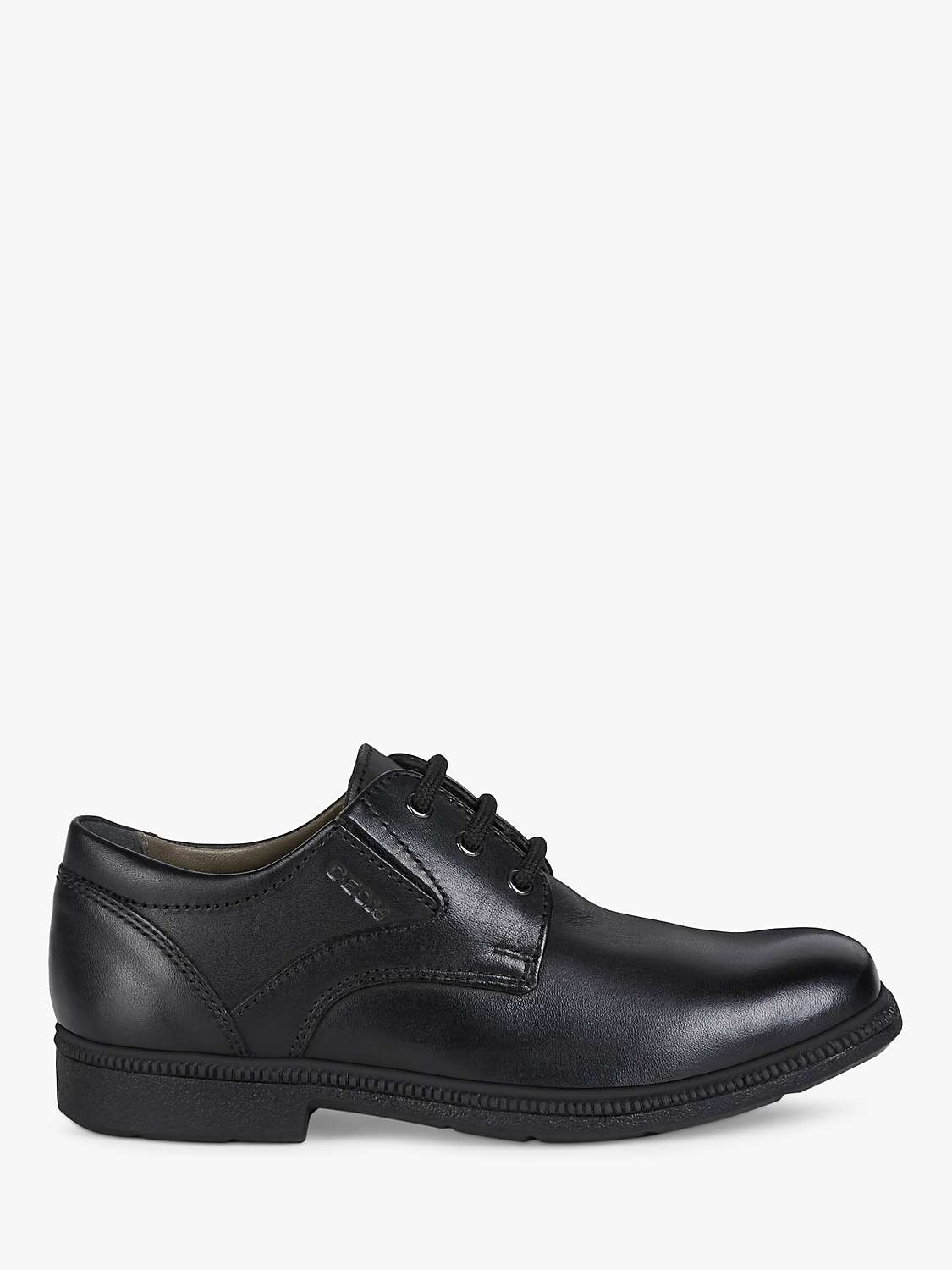 Geox Laced Shoes, Black at John Lewis & Partners