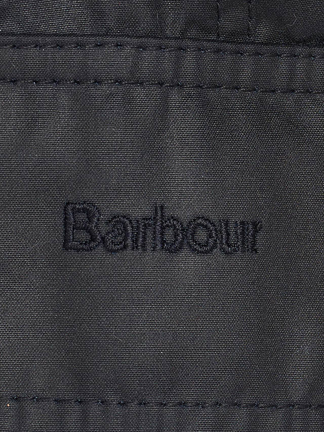 Barbour Tartan Beadnell Waxed Jacket, Navy