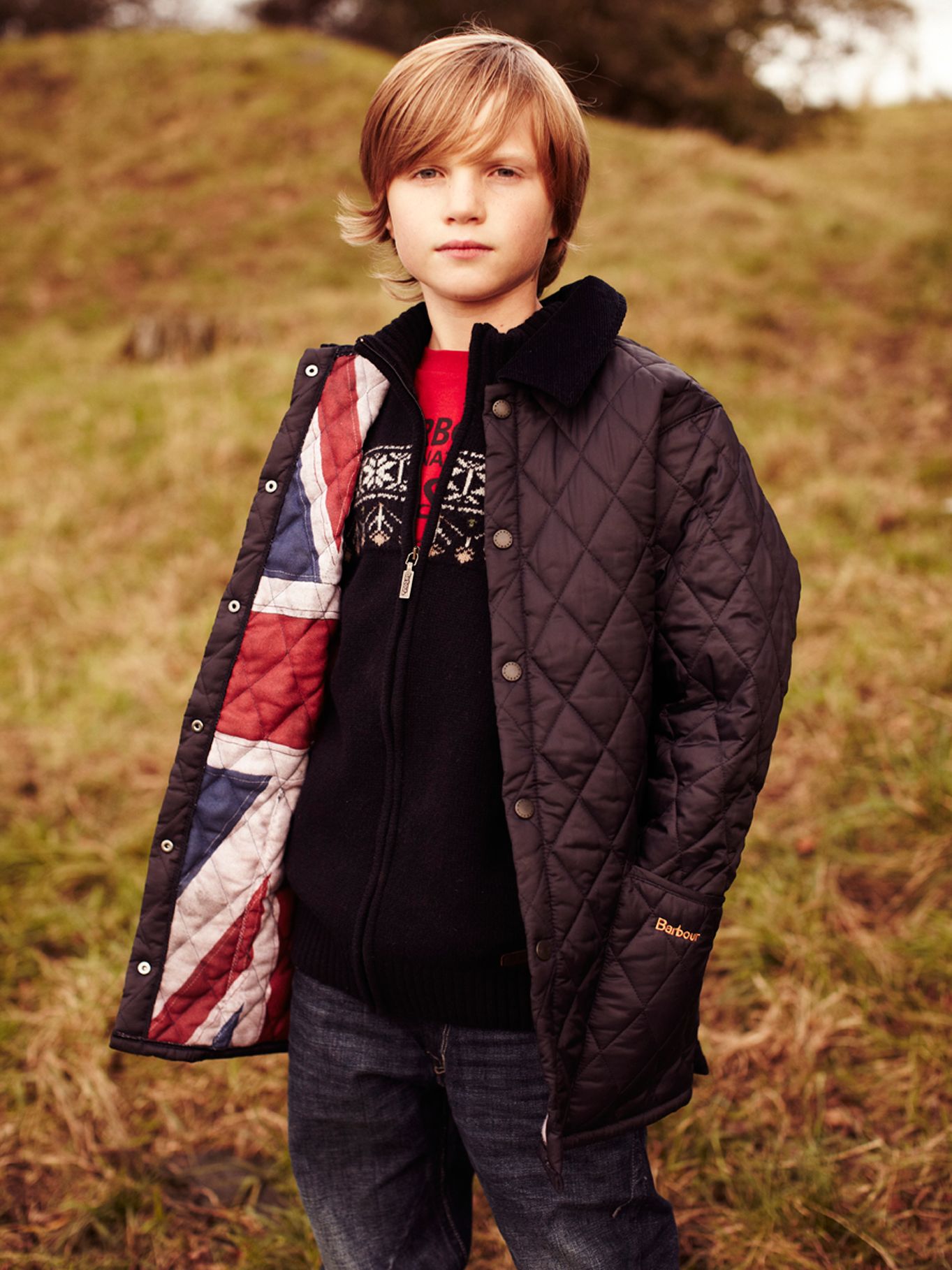 childrens barbour wax jackets