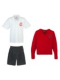 Bilingue/Bilingual Stream of L'Ecole Marie D'Orliac & Holy Cross School Boys' Uniform, Red