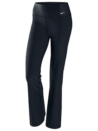 Nike Legend Slim Fit Trousers, Black/Cool Grey at John Lewis & Partners