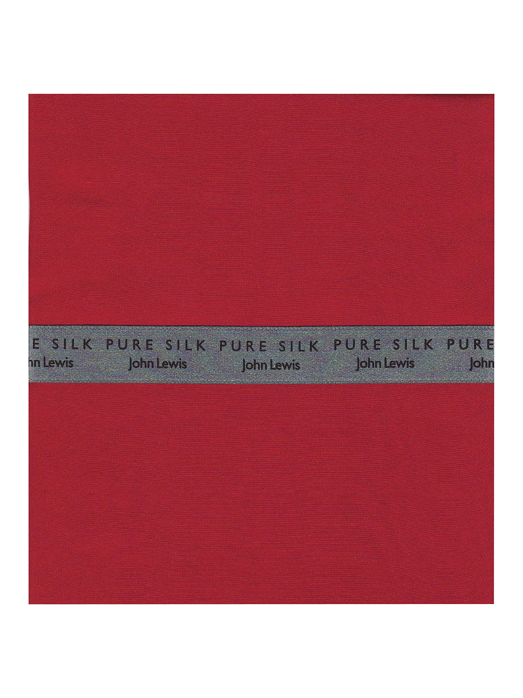 John Lewis Silk Handkerchief, Red