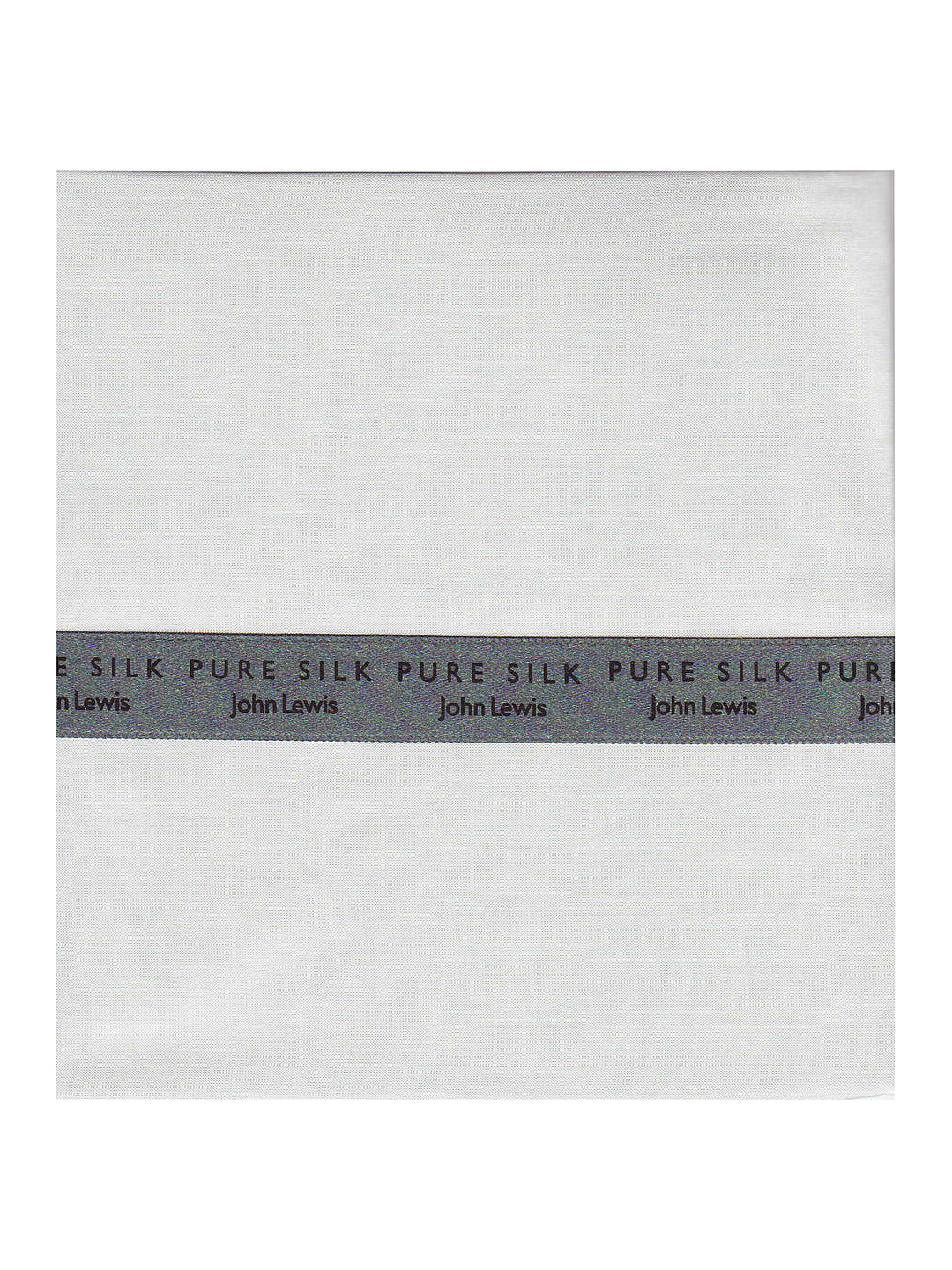 John Lewis Silk Handkerchief, White