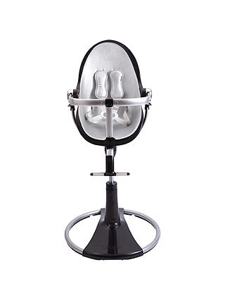 bloom Fresco Chrome Contemporary Leatherette Baby Chair, Black