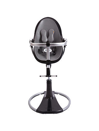 bloom Fresco Chrome Contemporary Leatherette Baby Chair, Black