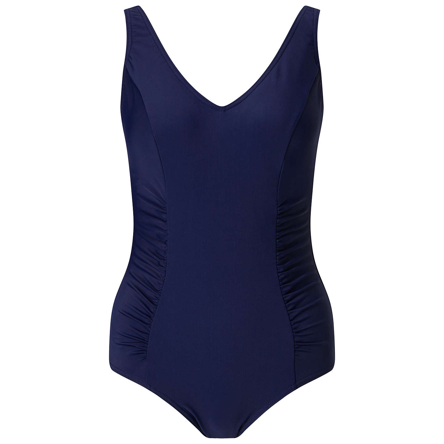 John Lewis Control Side Ruched Swimsuit at John Lewis