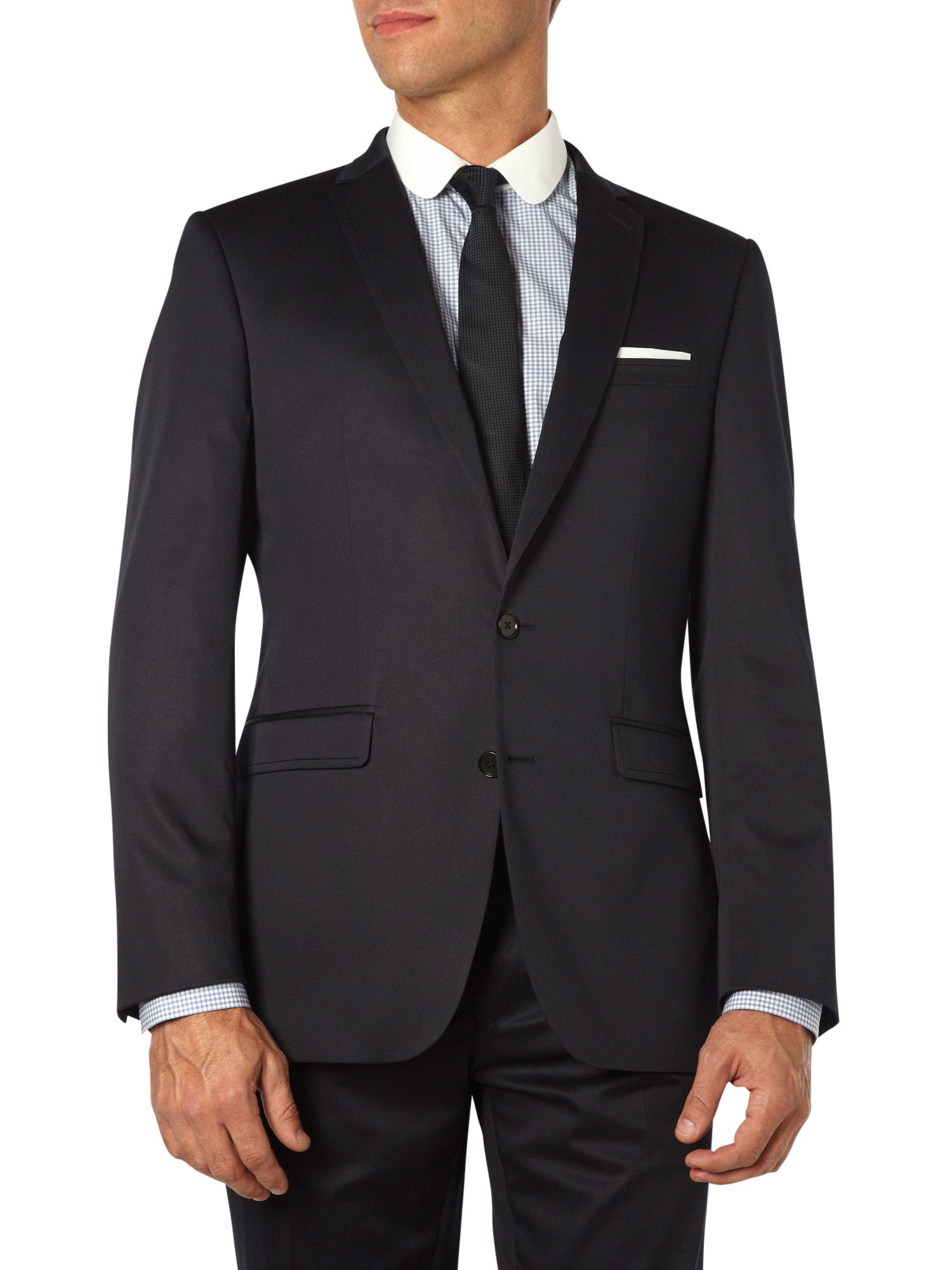 West End By Simon Carter Slim Fit Suit Jacket, Navy at John Lewis ...