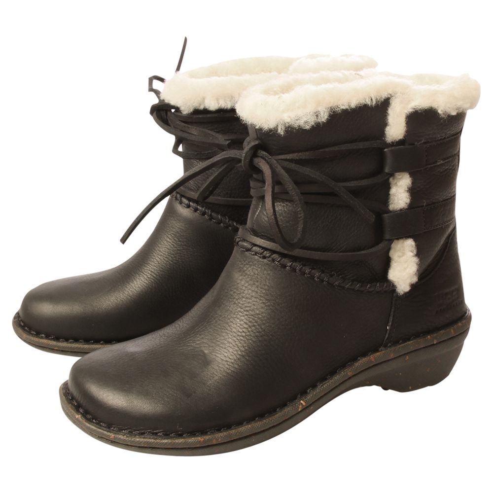 ugg fur lined ankle boots