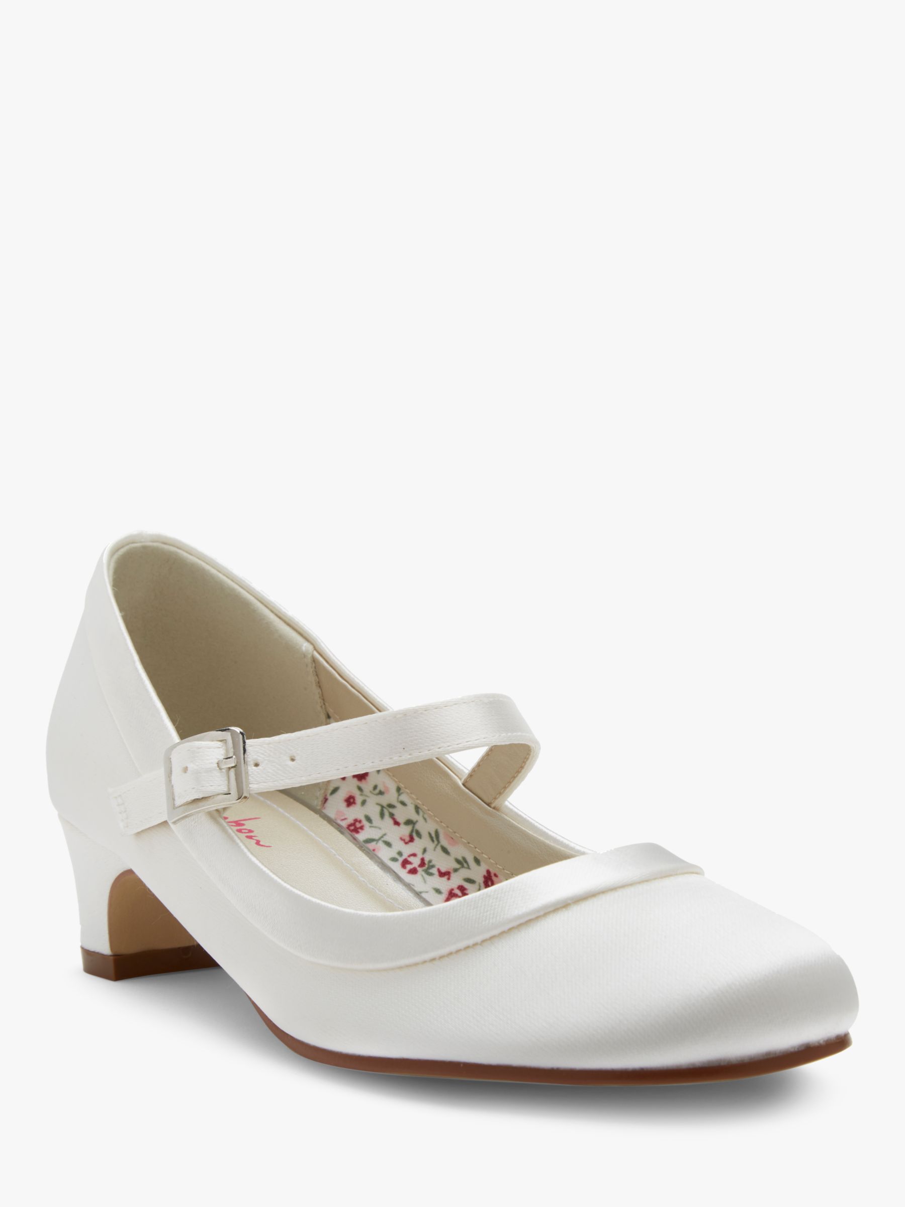 Rainbow Club Maisie Bridesmaids' Shoes, Ivory, 10 Jnr