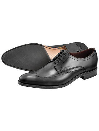 Loake Victor Leather Derby Shoes, Black