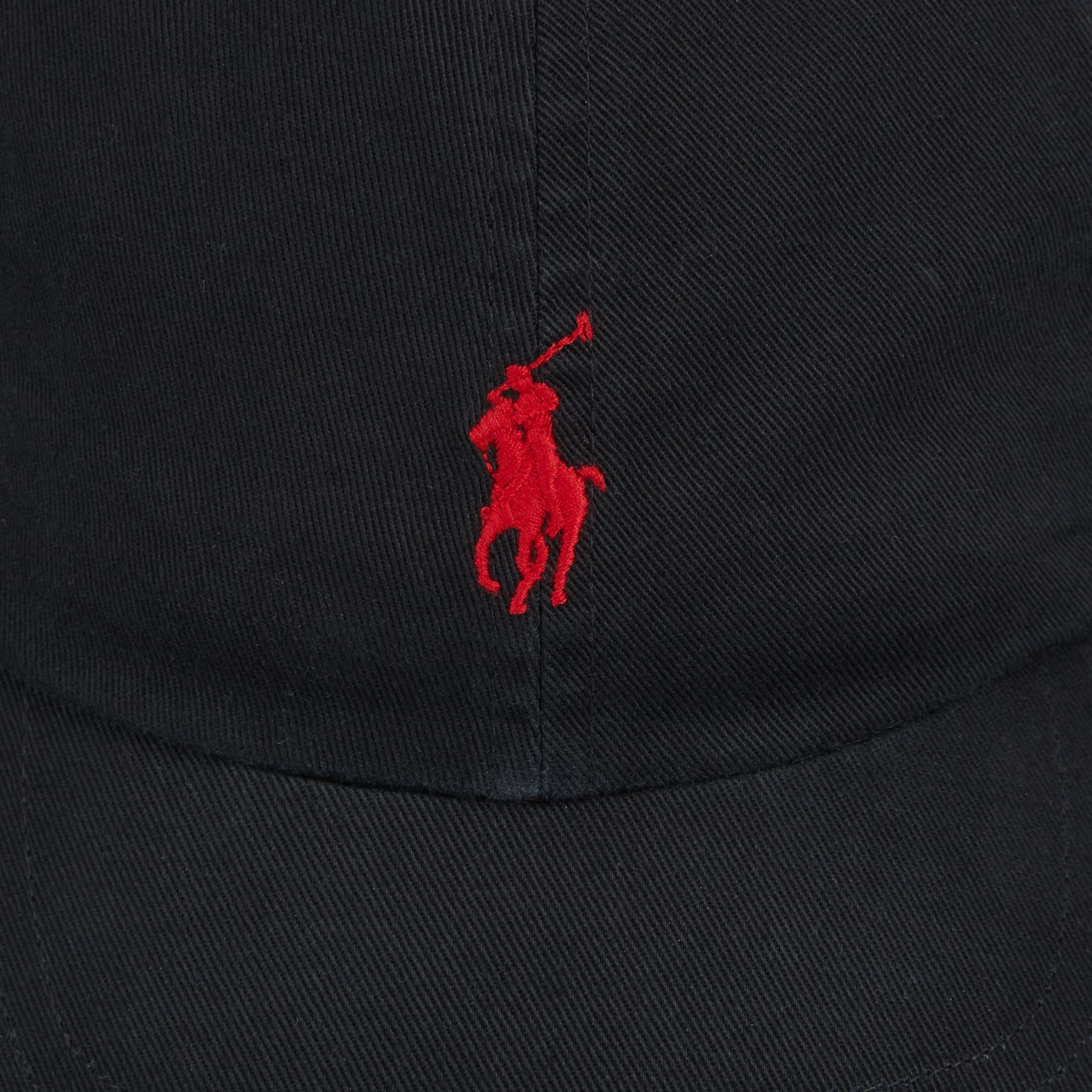 Polo Ralph Lauren Signature Pony Baseball Cap, One Size, Black at John ...