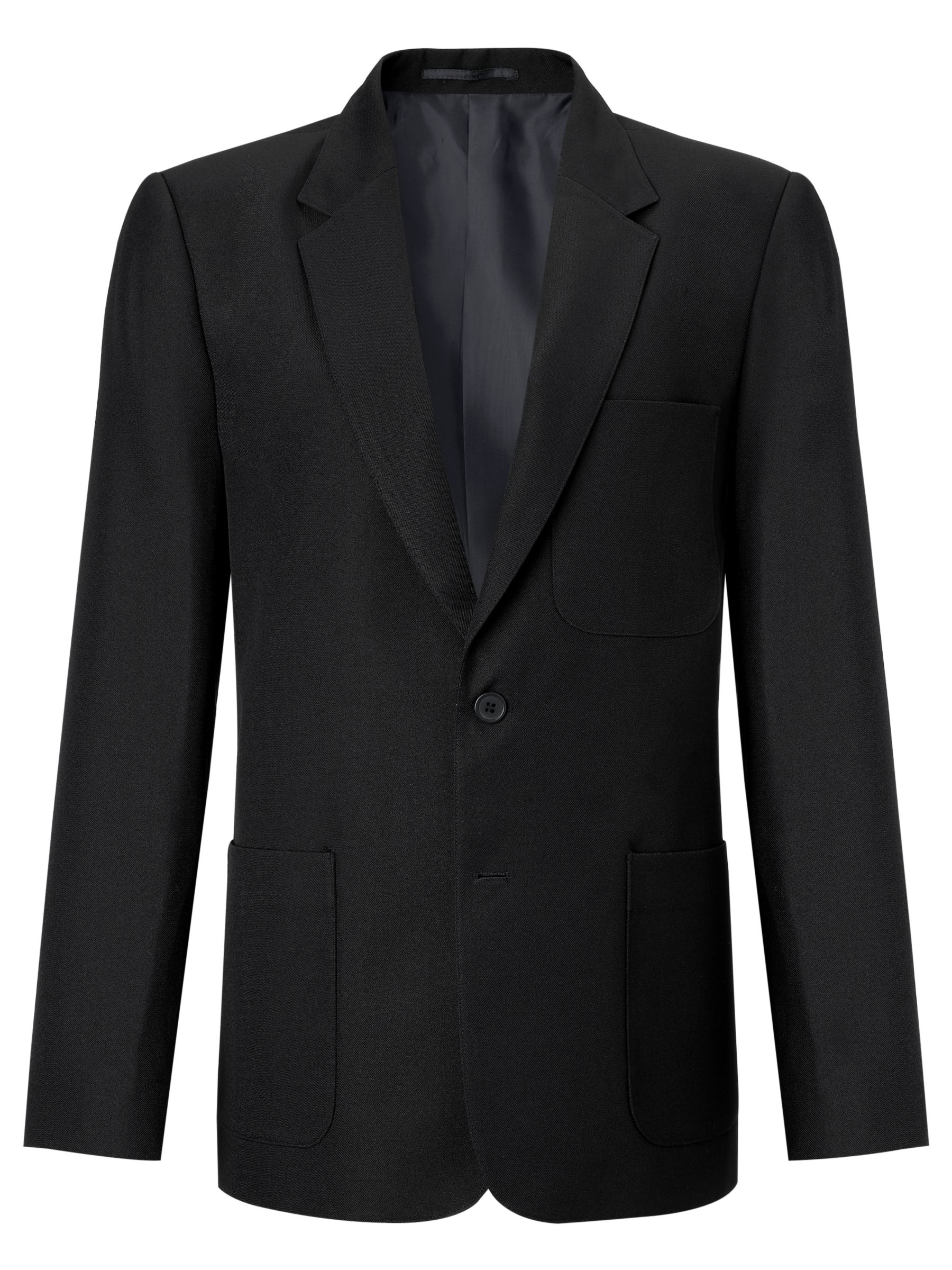 John Lewis Boys' School Blazer, Black at John Lewis & Partners