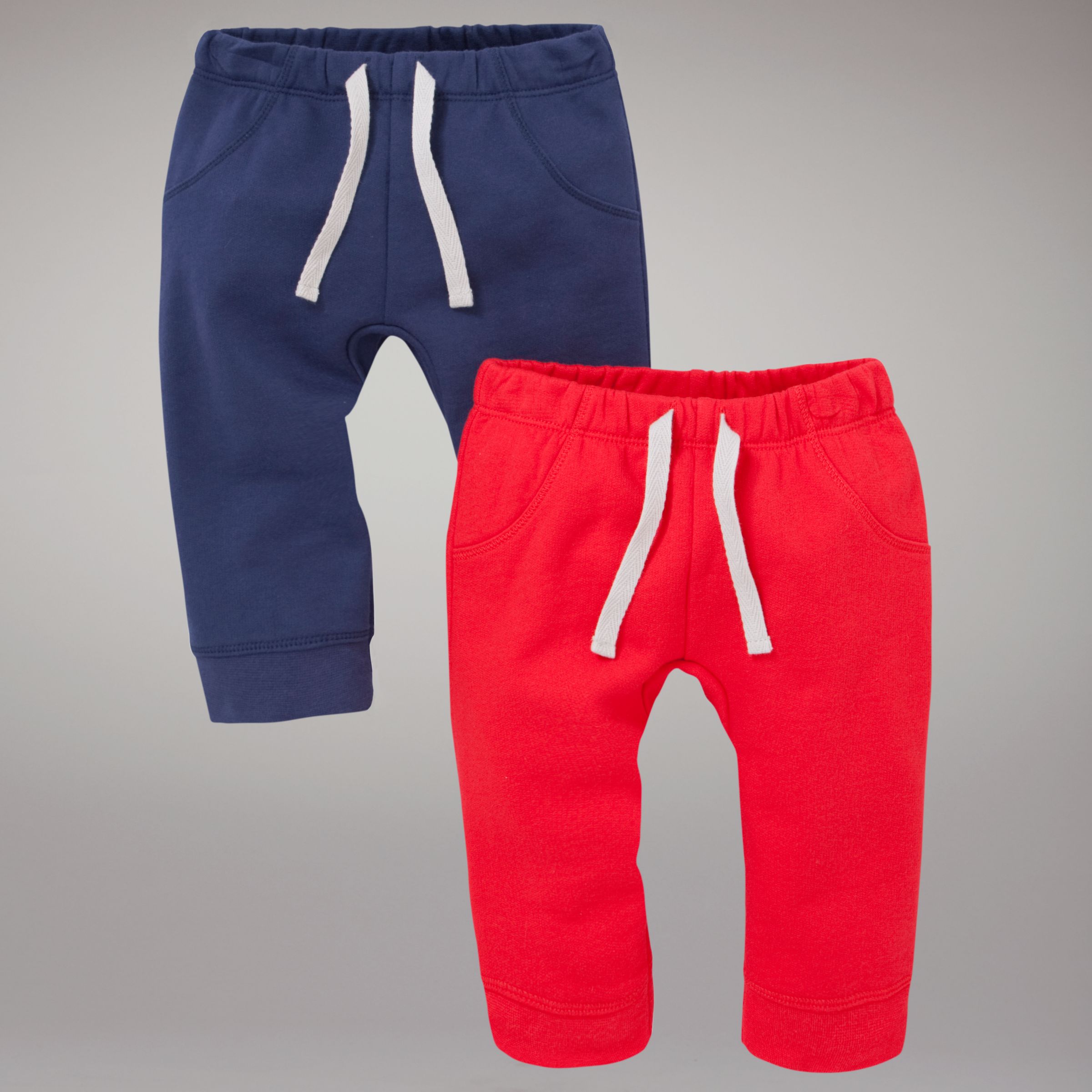 red baby joggers