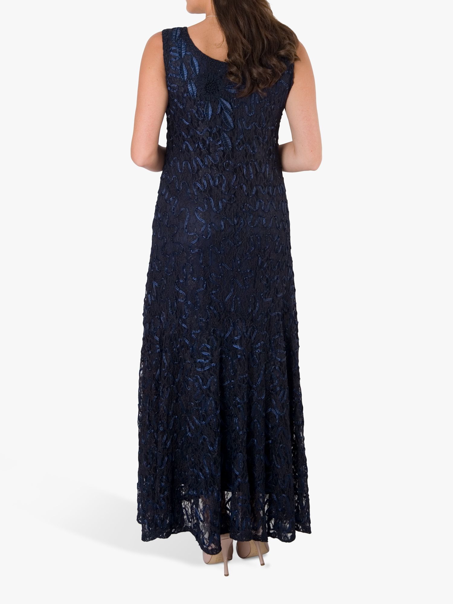 Buy Chesca Cornelli Lace Dress, Navy Online at johnlewis.com
