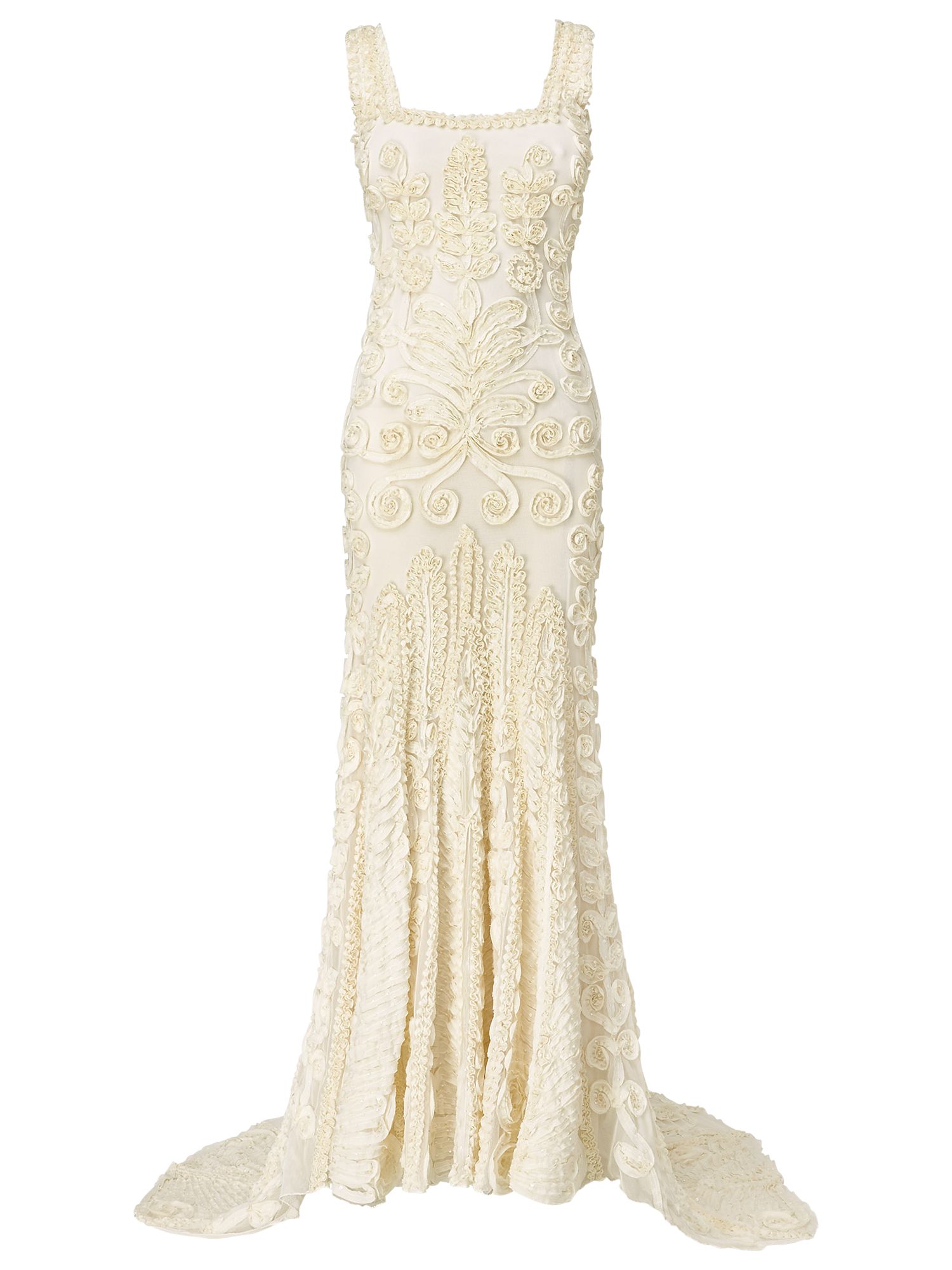 Phase Eight Bridal Pandora Wedding Dress, Ivory at John Lewis & Partners