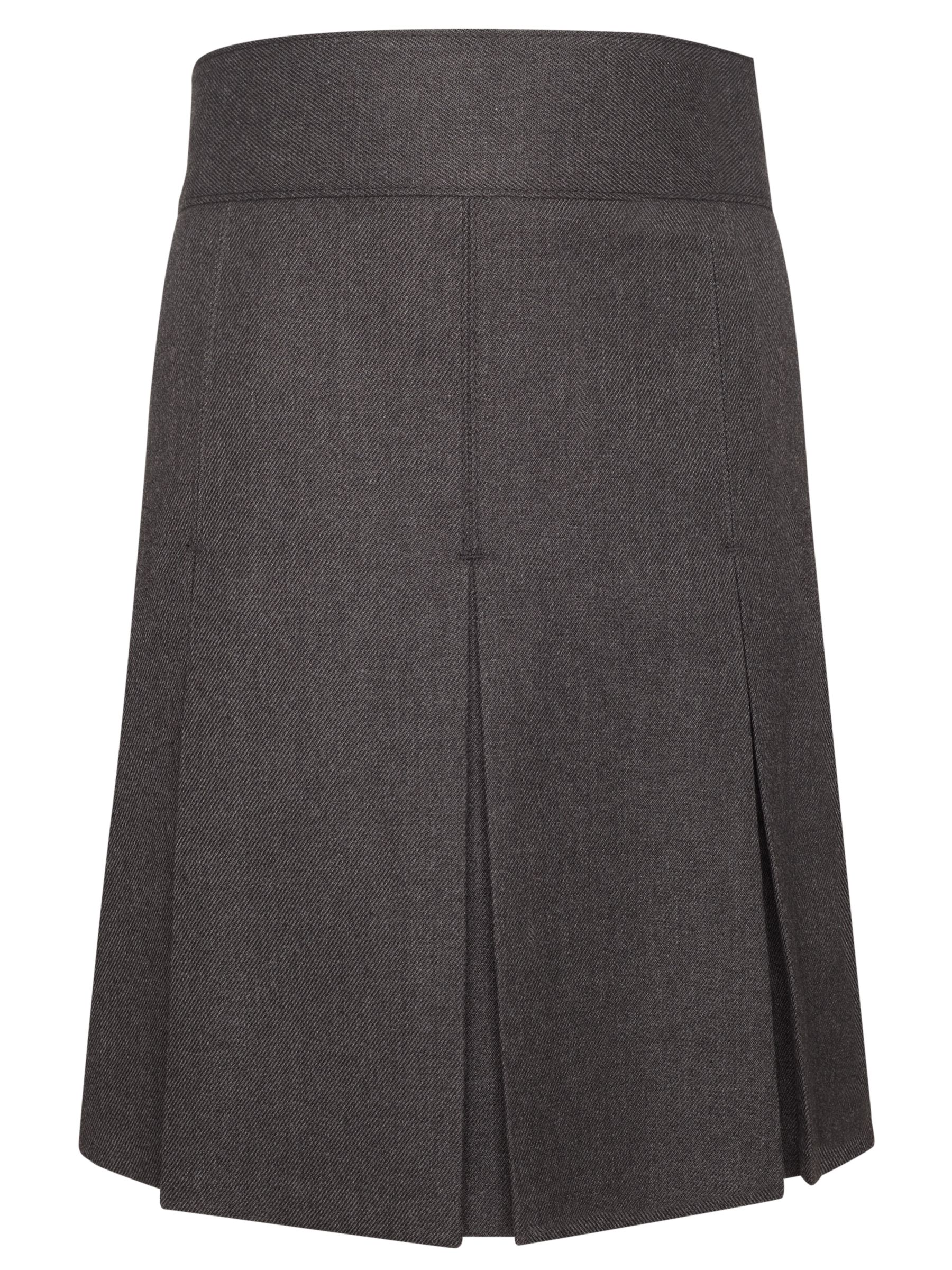 Buy John Lewis Girls' Adjustable Waist Stitch Down Pleated School Skirt ...