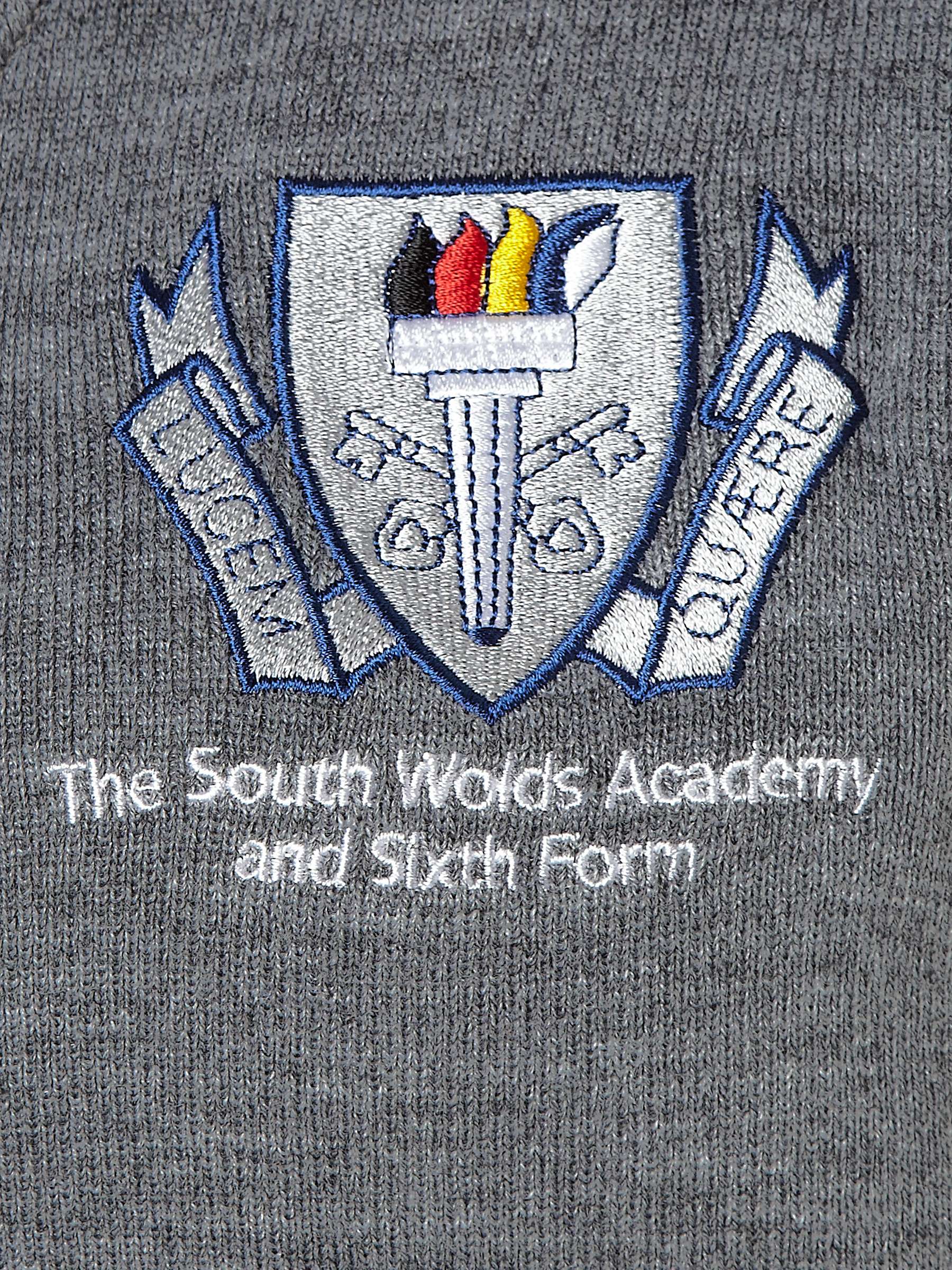 Buy The South Wolds Academy & Sixth Form Unisex Jumper, Grey Online at johnlewis.com
