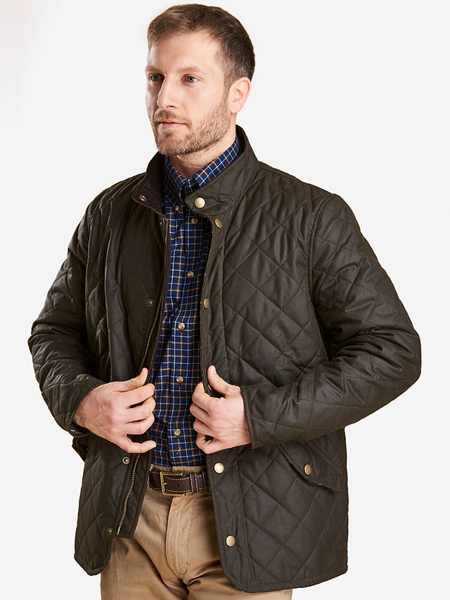 Barbour Waxed Chelsea Jacket, Olive