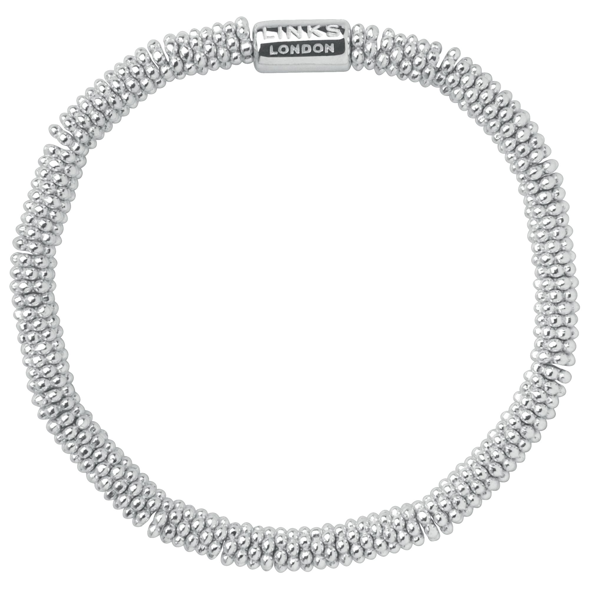 Links of London Effervescence Sterling Silver Stretch Bracelet