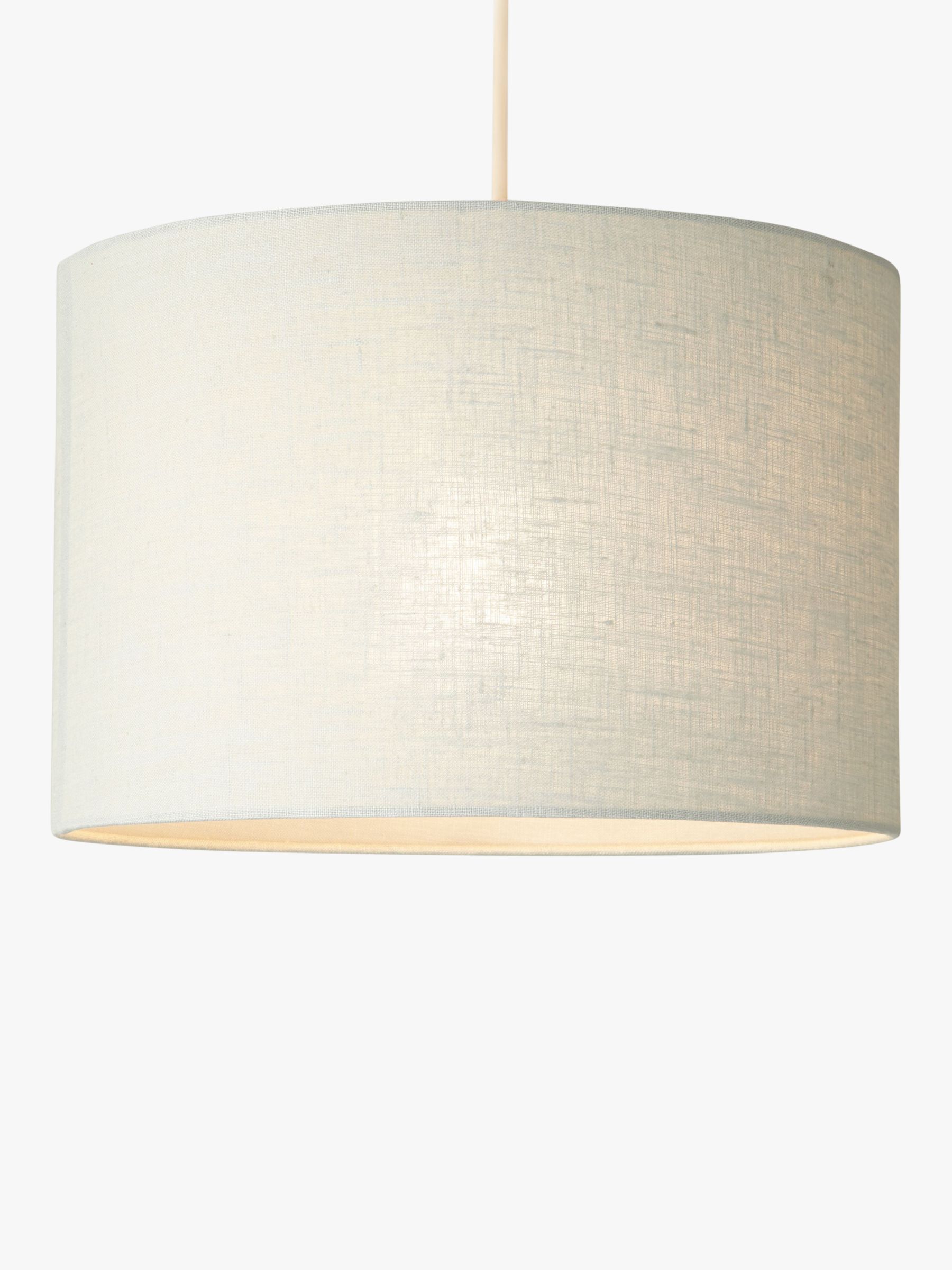 John Lewis Partners Samantha Drum Linen Lampshade At John Lewis