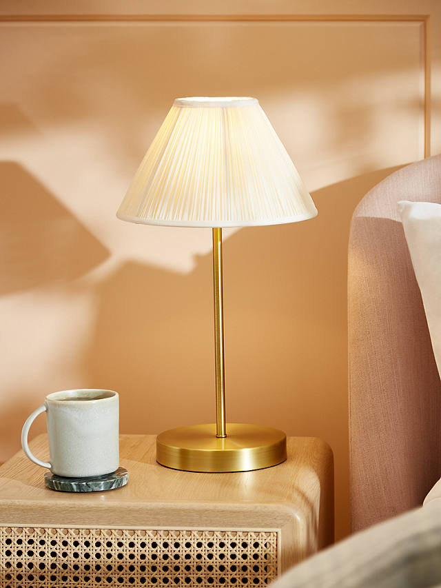 Partners Isadora Cone Silk Lampshade, Living Room Lamp Shades John Lewis