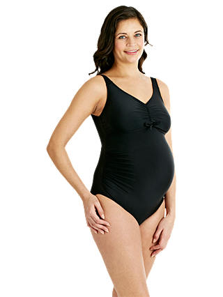 Speedo Grace U-Back Maternity One Piece Swimsuit, Black