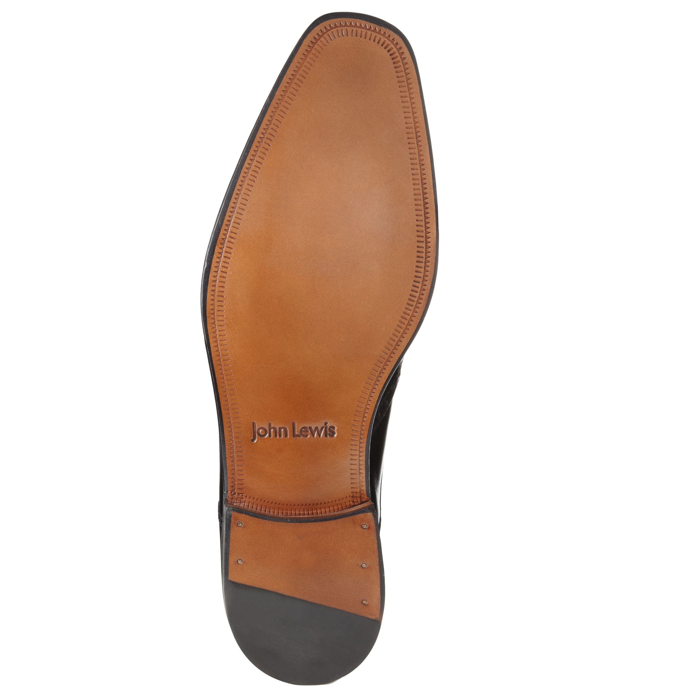 John Lewis & Partners Brosnan Leather Brogue Shoes