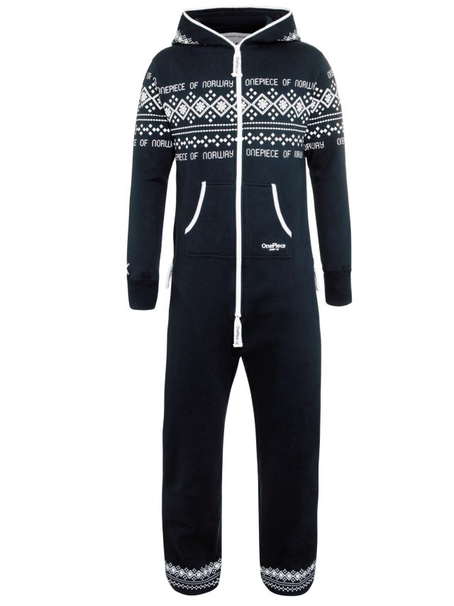 Onepiece Nordic Print Onesie Unisex Navy