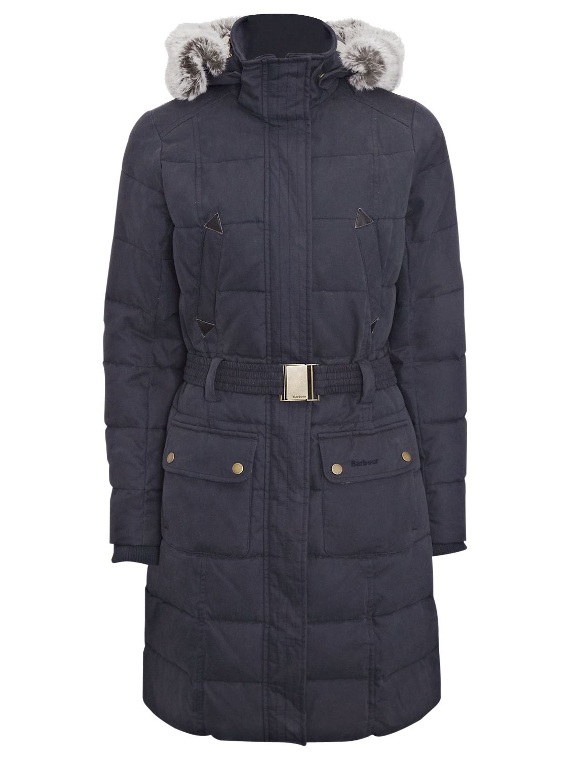 Barbour Belton Quilted Jacket, Navy at 