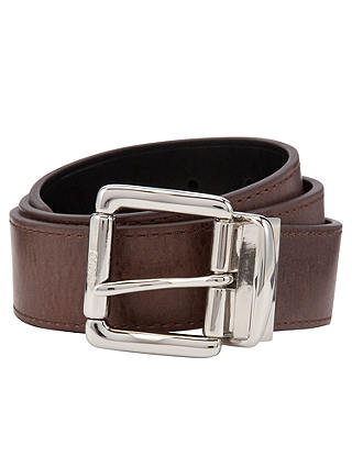 Polo Ralph Lauren Reversible Leather Belt, Black/Brown