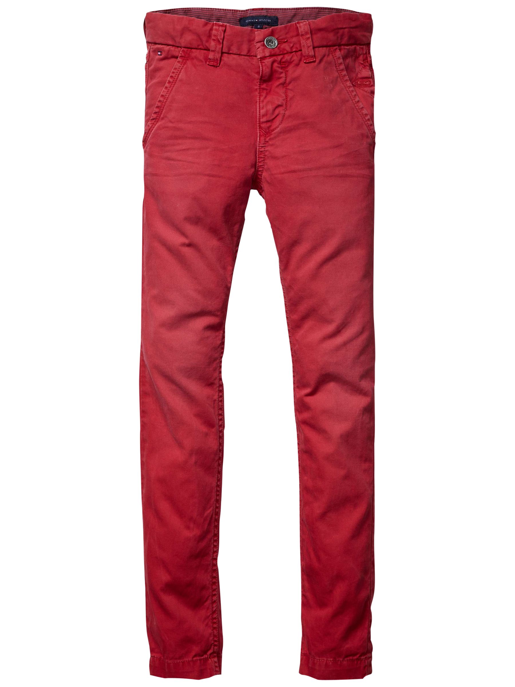 tommy hilfiger red chinos