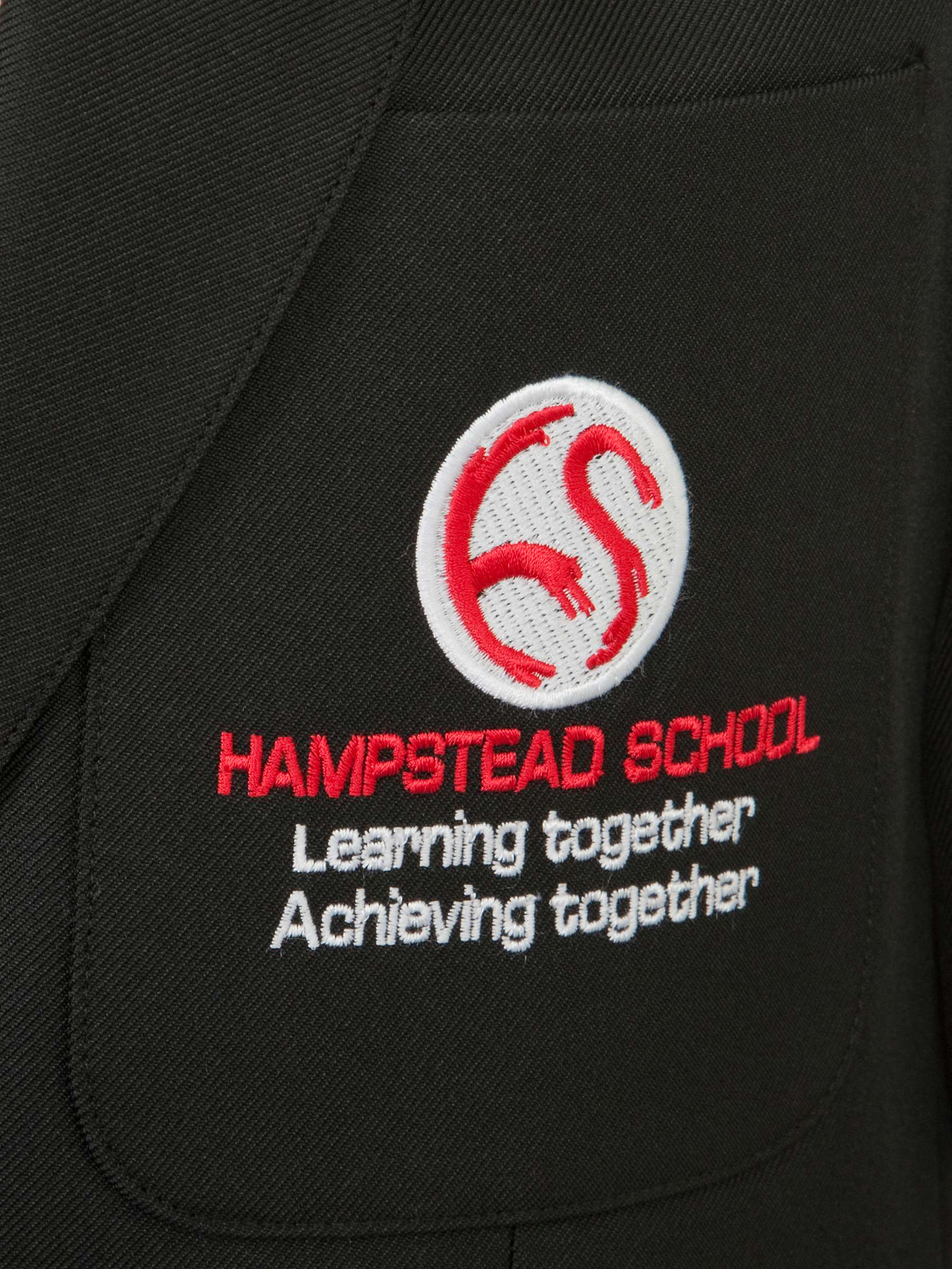 Buy Hampstead School Girls' Blazer, Black Online at johnlewis.com