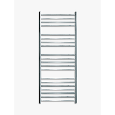 John Lewis & Partners Compton Central Heated Towel Rail and Valves, from the Wall