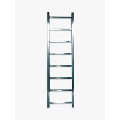 John Lewis & Partners Peel 1250 Central Heated Towel Rail and Valves, from the Floor